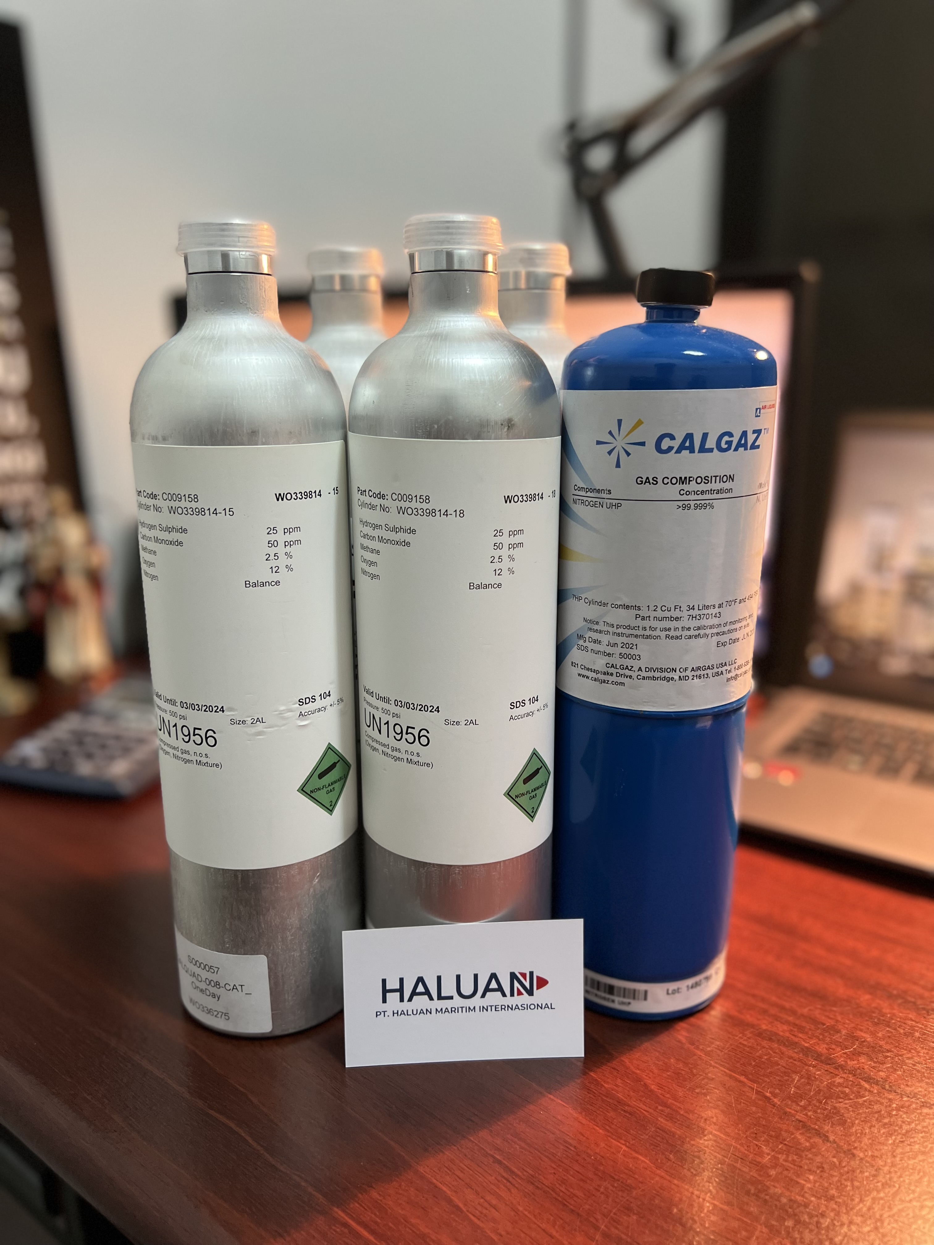 GAS KALIBRASI / SPAN GAS CALGAZ 34 LITER N2 (NITROGEN) UHP >99.999%