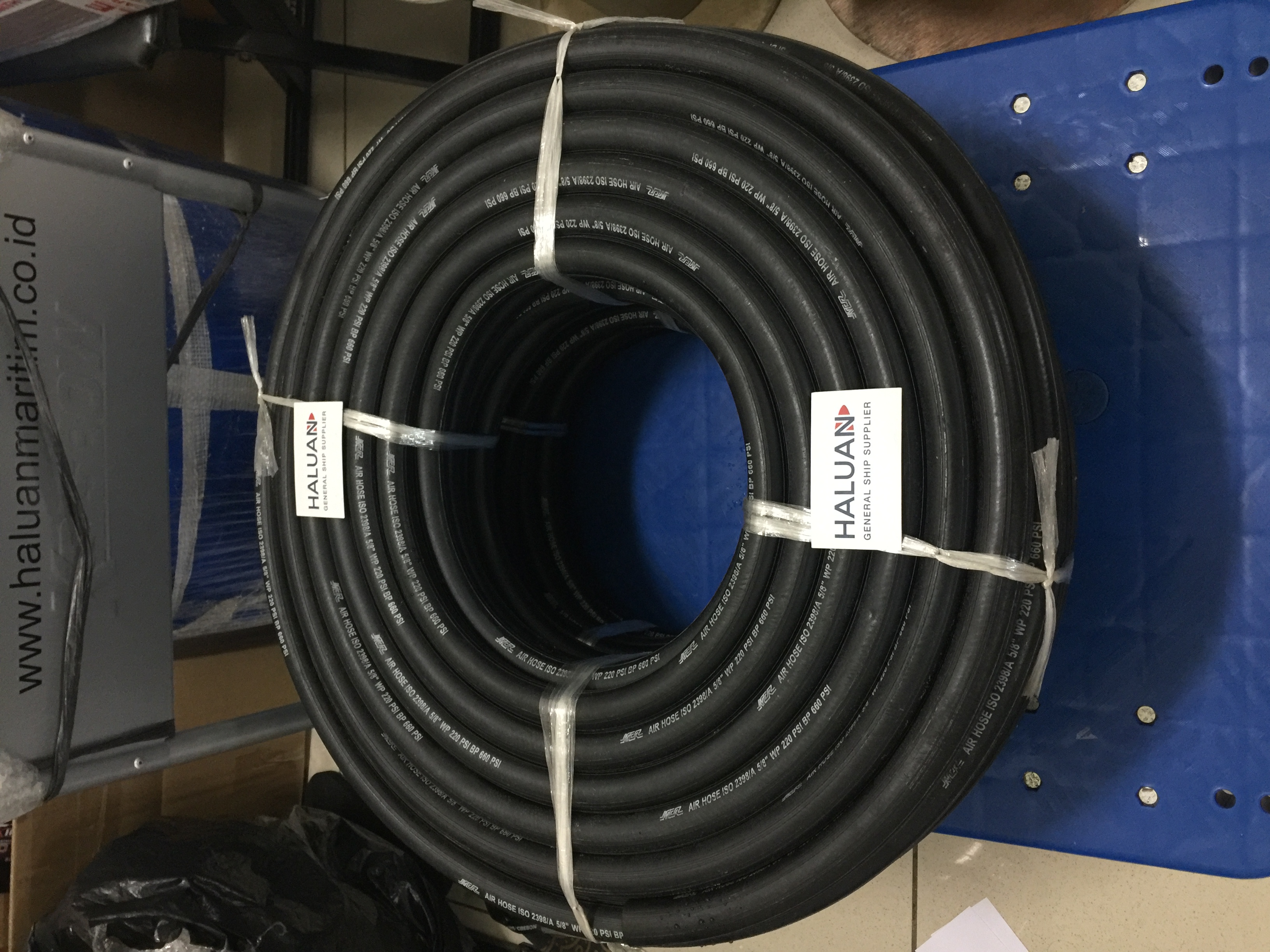 HOSE AIR RUBBER 10KG 15MMX2B - IMPA 350104