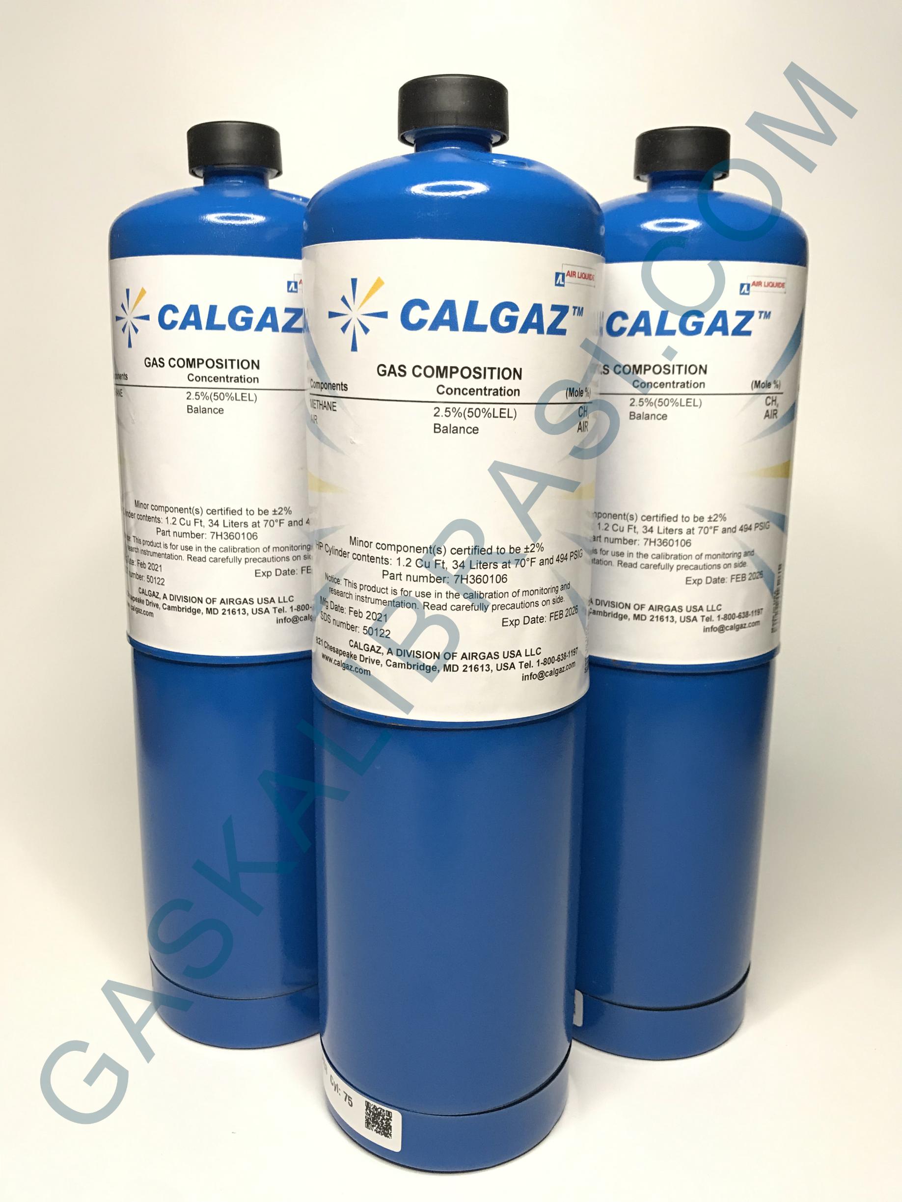 Gaskalibrasi - GAS KALIBRASI / SPAN GAS CALGAZ (SINGLE GAS) 34 LITERS