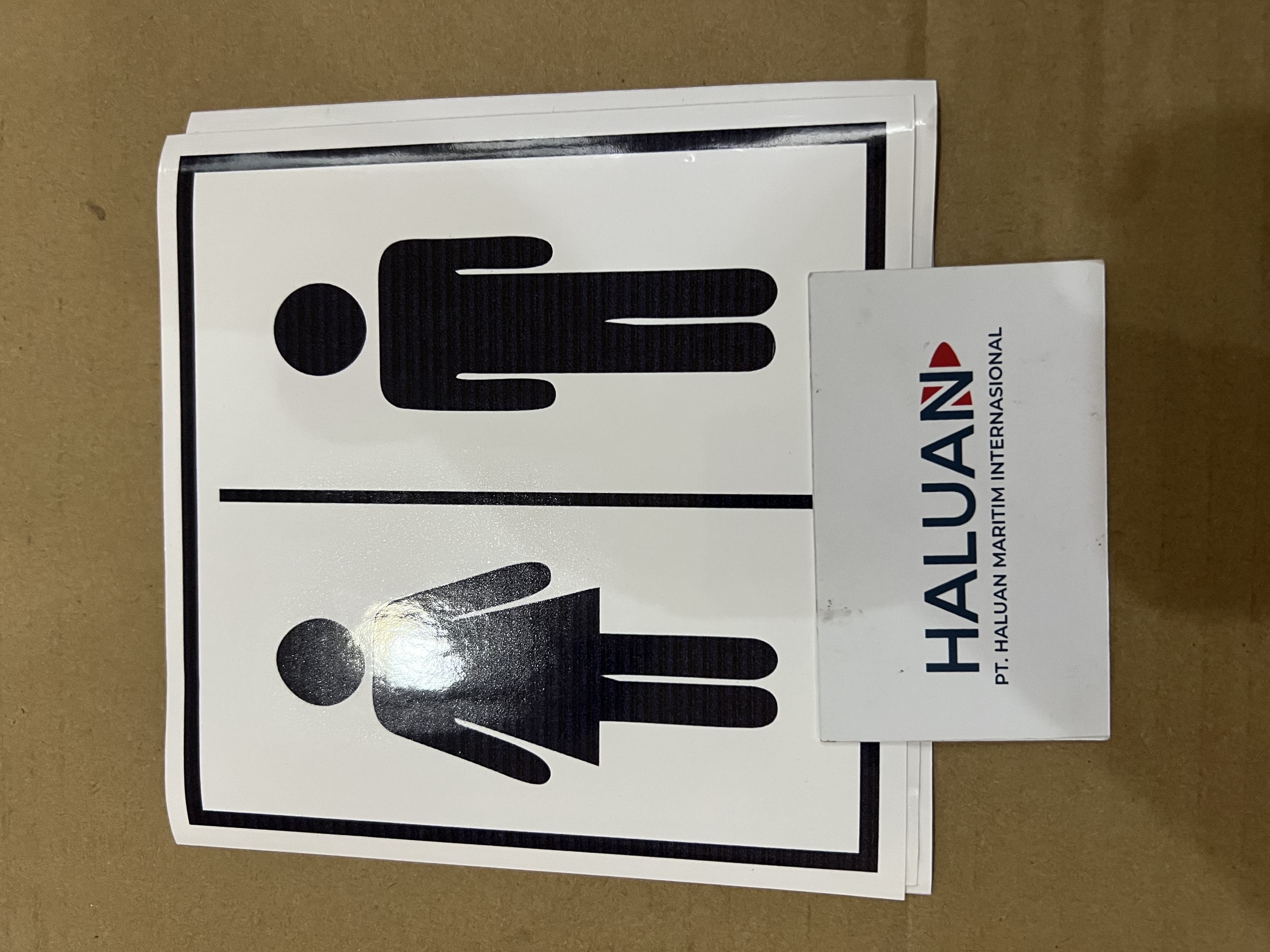 TOILET STICKER