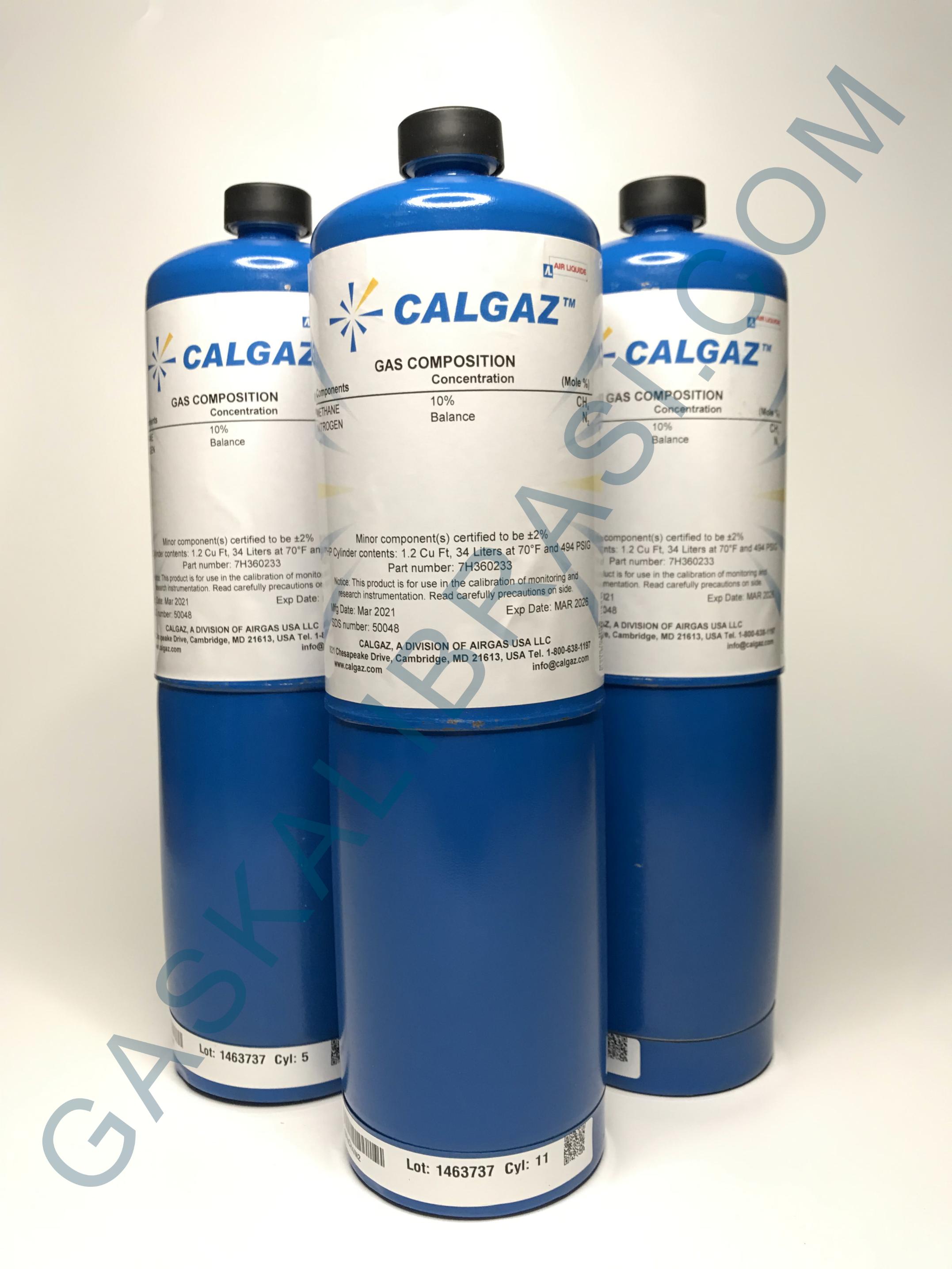 Gaskalibrasi - GAS KALIBRASI / SPAN GAS CALGAZ (SINGLE GAS) 34 LITERS