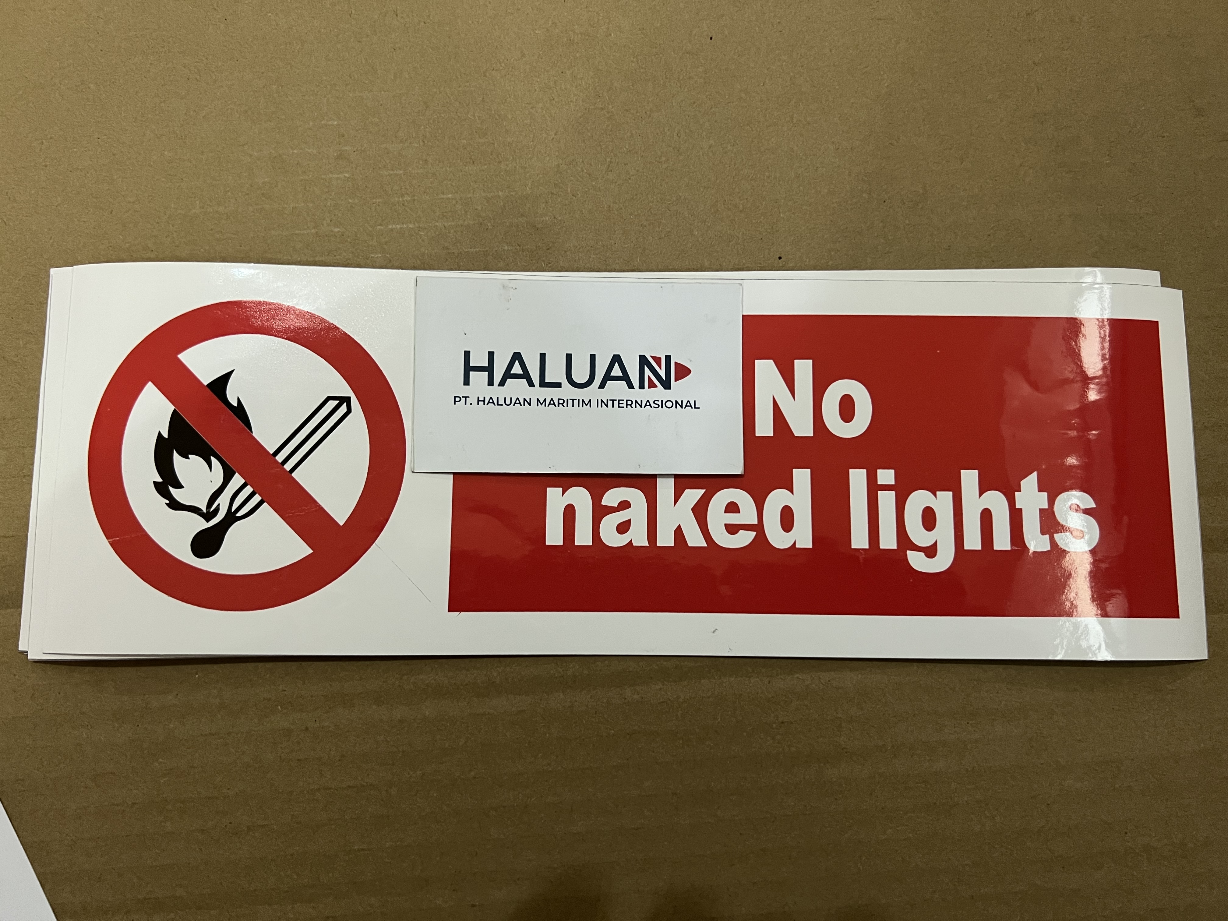 IMPA 338538 - NO NAKED LIGHTS POSTER