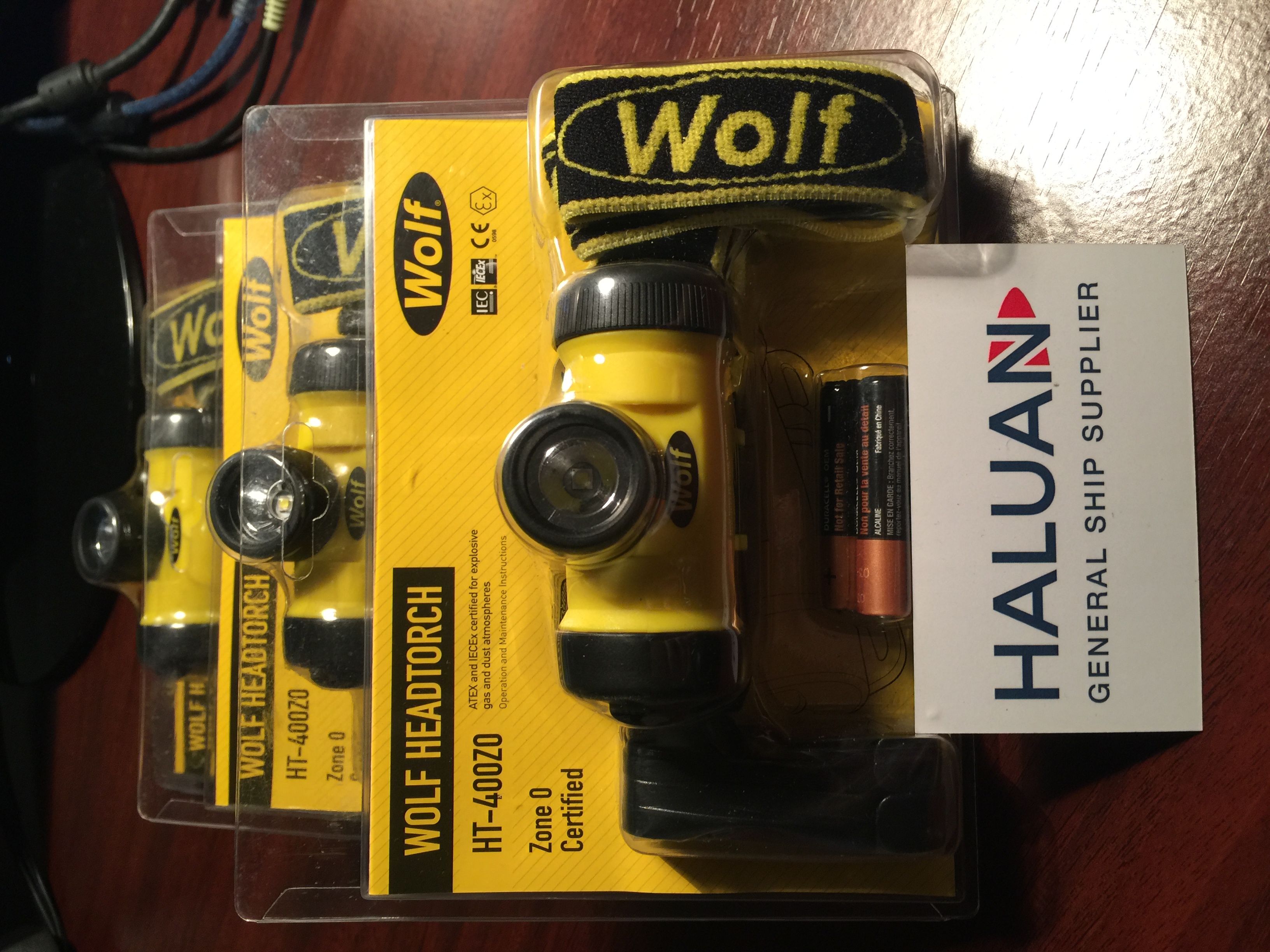 IMPA 330620 - Wolf HT-400, Intrinsic Safe LED headlamp zone 1 & 2, ATEX approved