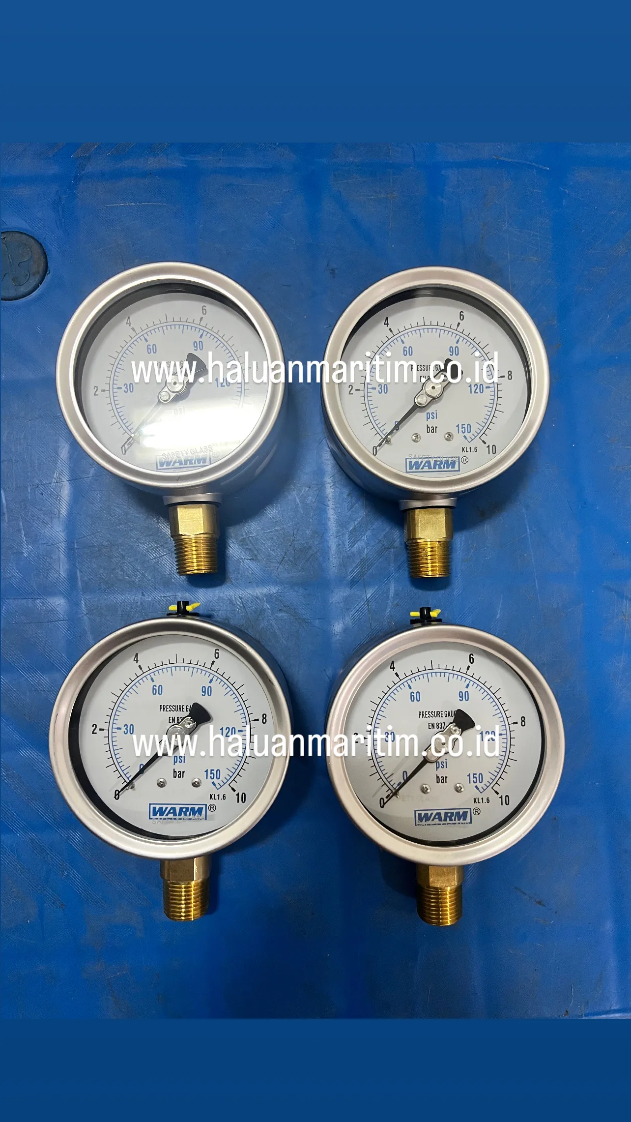 PRESSURE GAUGE WARM 4 INCH