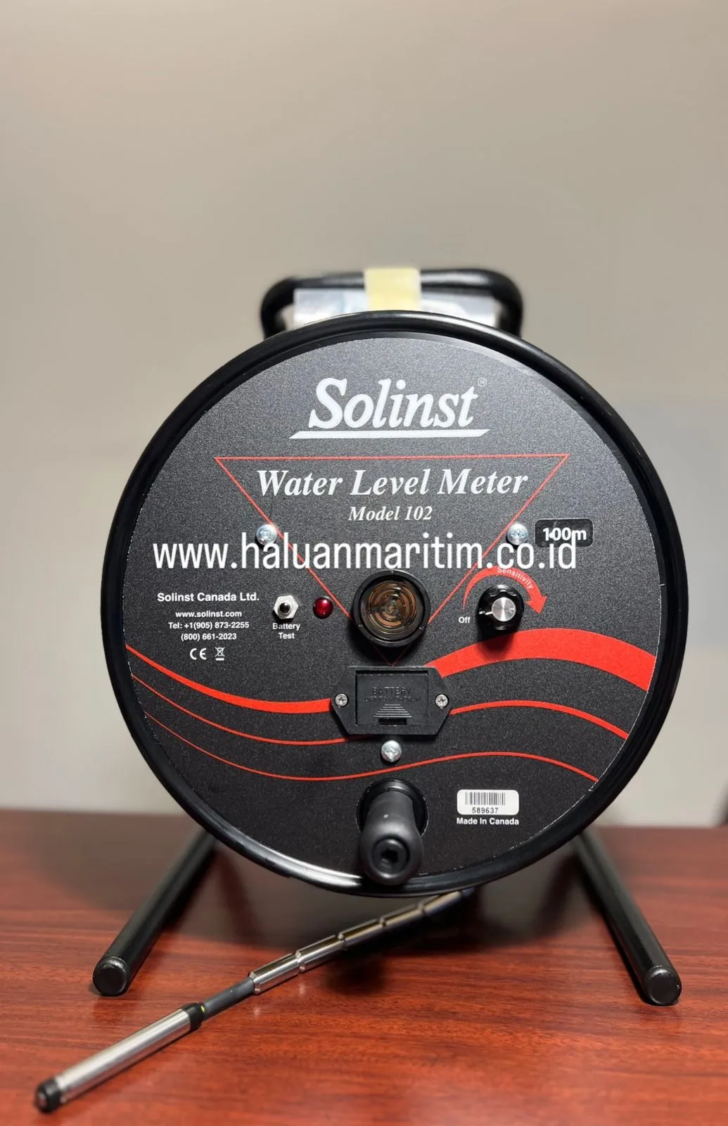 SOLINST WATER LEVER METER MODEL 102 100MTR ORIGINAL MADE IN CANADA
