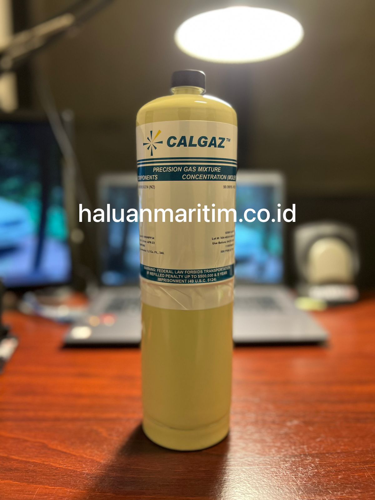 CALGAZ CALIBRATION GAS / SPAN GAS NITROGEN N2 99.999% VOL. 34 LITER