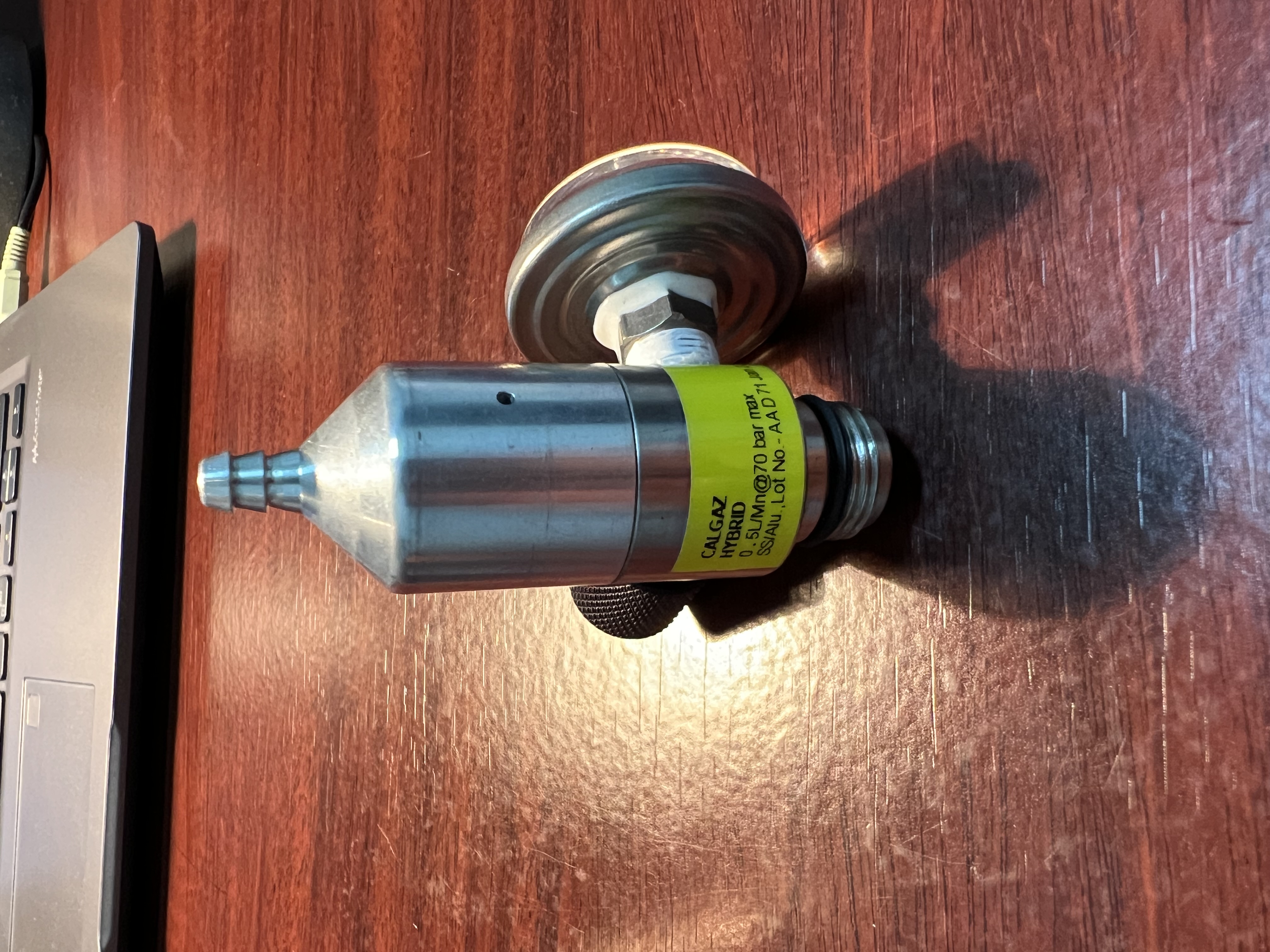 REGULATOR SPAN GAS CALGAZ TYPE 725 FULL STAINLESS STEEL 