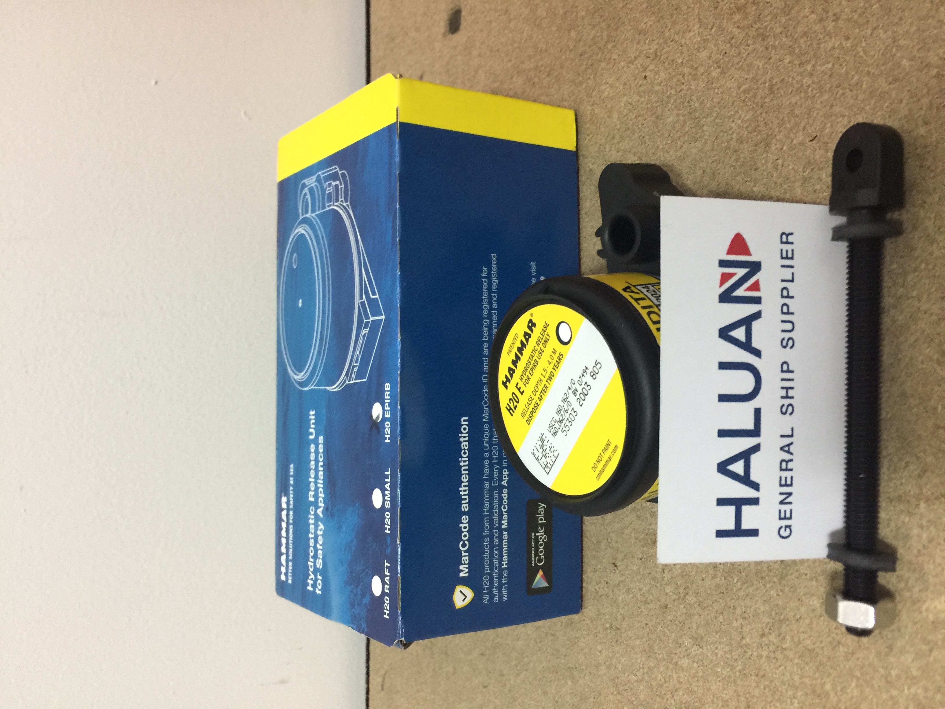 IMPA 330126 - HYDROSTATIC RELEASE UNIT (HRU) HAMMAR H20 E H20E FOR EPIRB