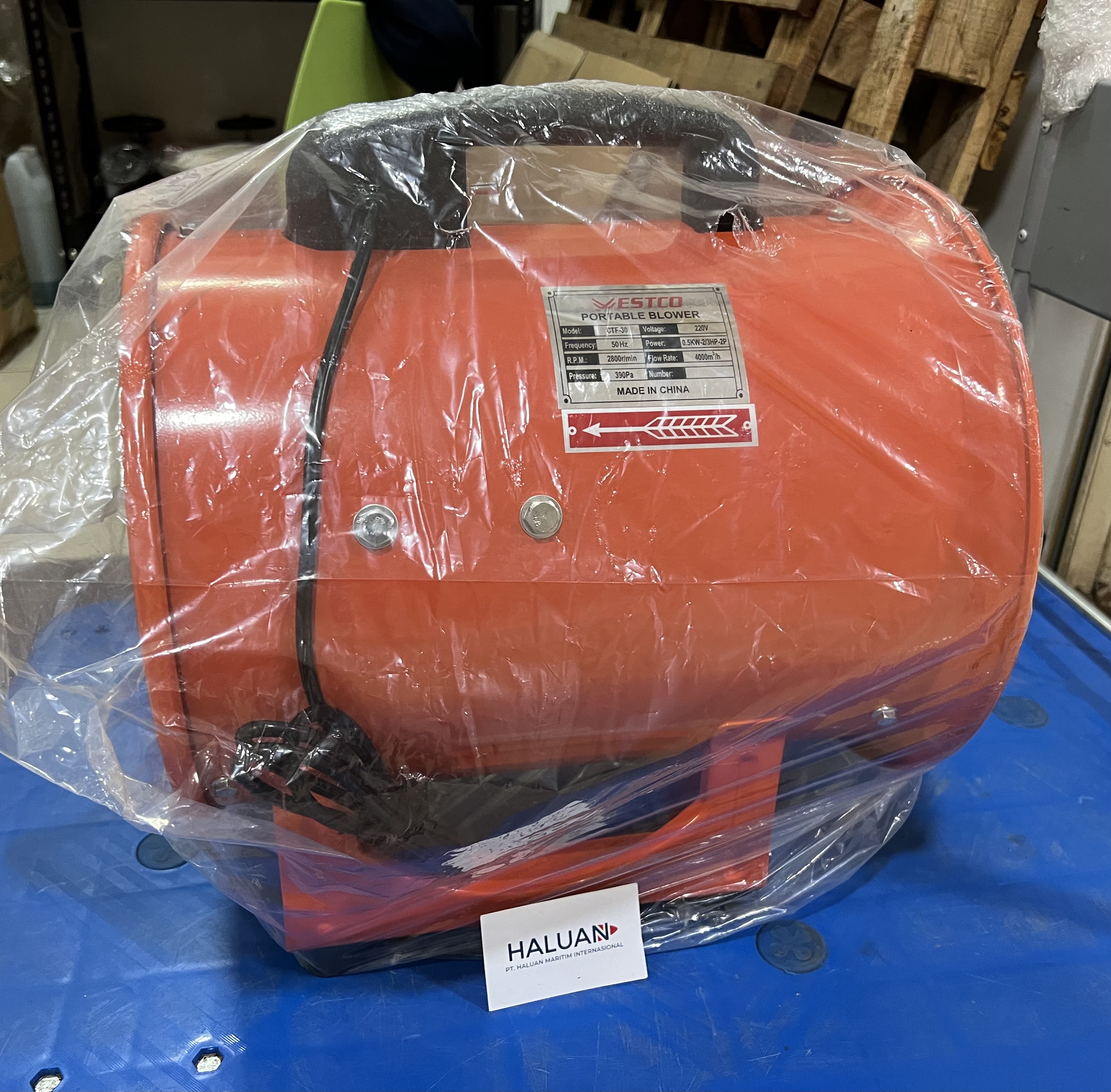 PORTABLE FAN VENTILATION 